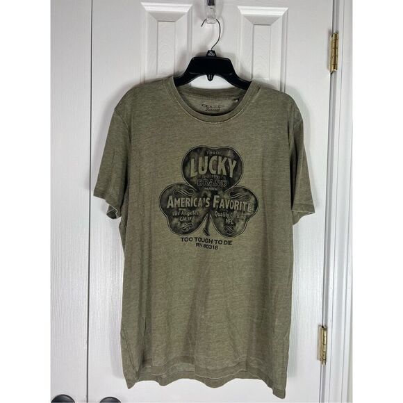 Lucky Mens Shirt Size Large - Picture 1 of 3